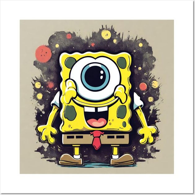 Spongebob V2 Wall Art by CurlyLamb